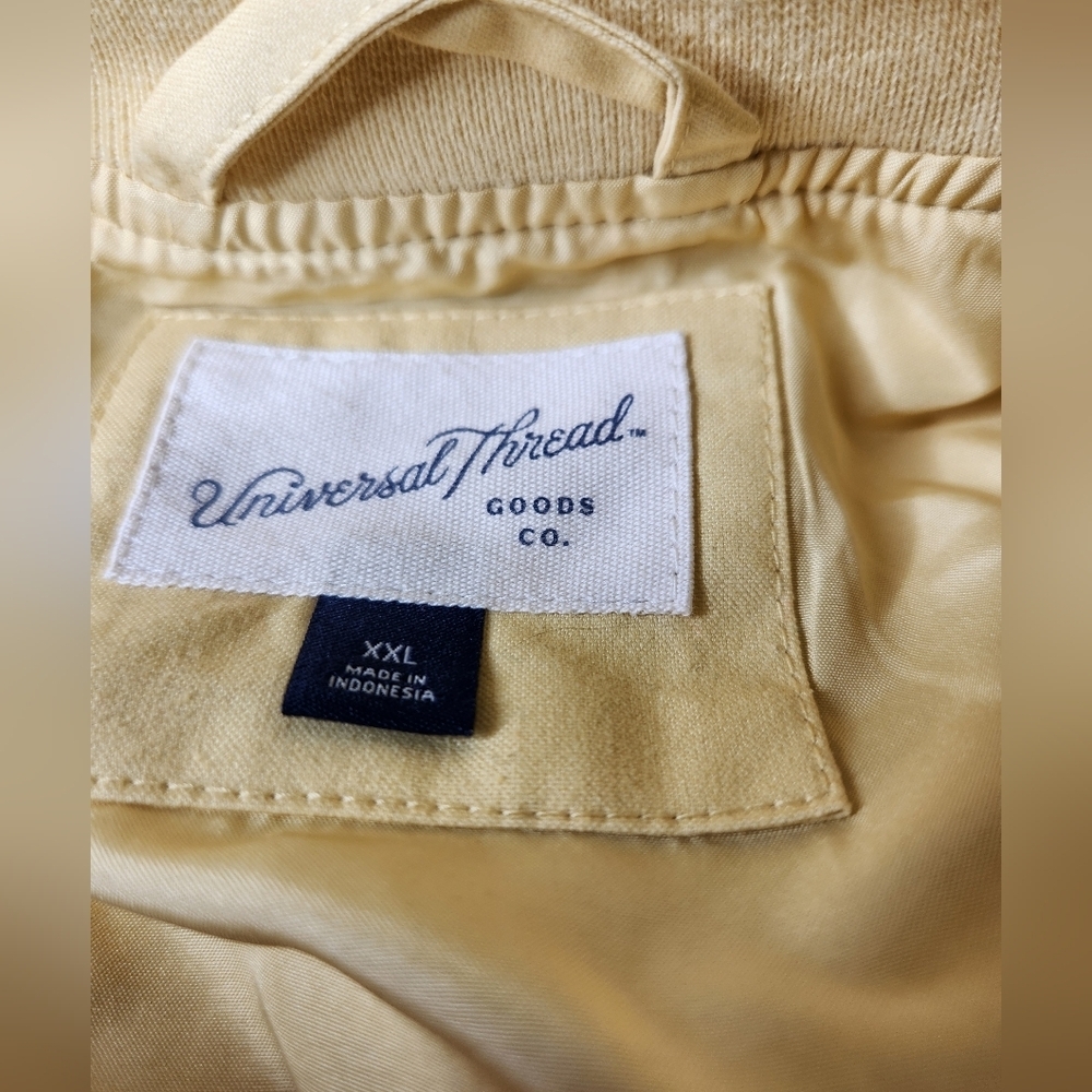 Universal Thread Yellow Cargo Bomber Jacket XXL - Picture 13 of 16